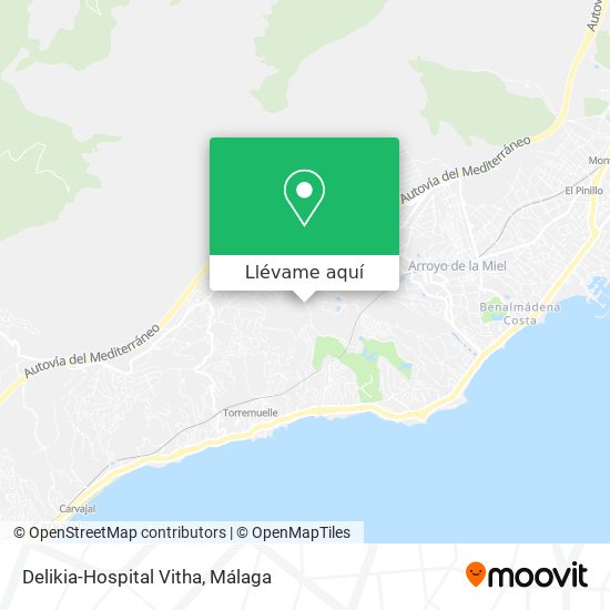 Mapa Delikia-Hospital Vitha