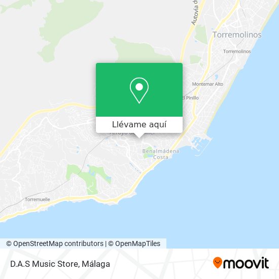 Mapa D.A.S Music Store