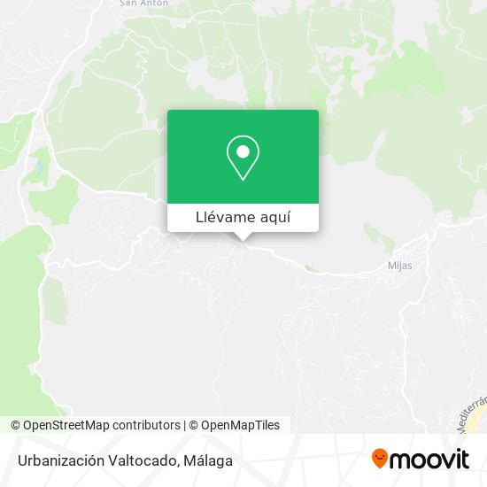 Mapa Urbanización Valtocado