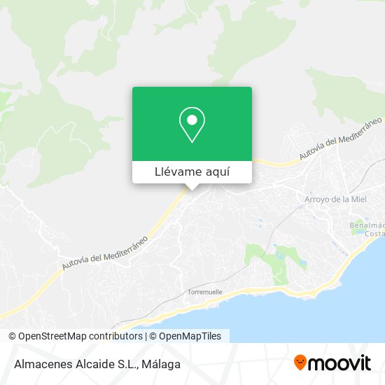 Mapa Almacenes Alcaide S.L.