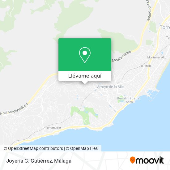 Mapa Joyería G. Gutiérrez