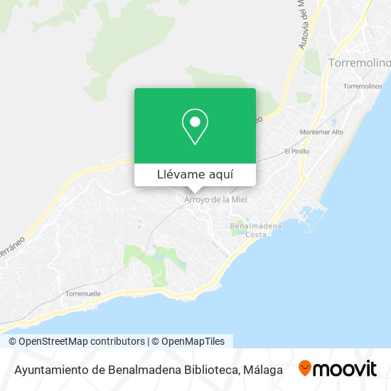 Mapa Ayuntamiento de Benalmadena Biblioteca