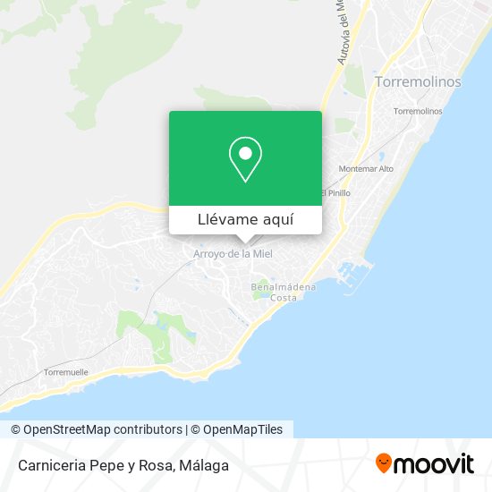 Mapa Carniceria Pepe y Rosa