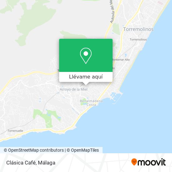 Mapa Clásica Café