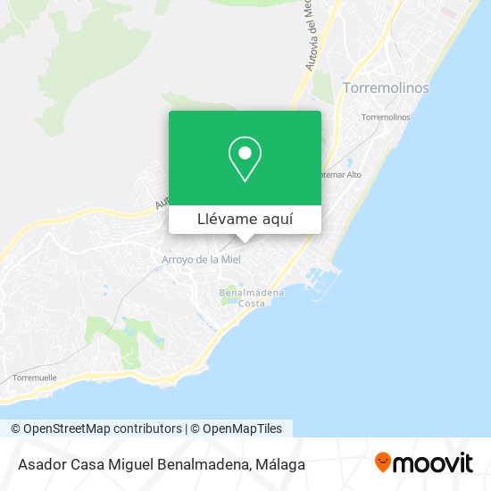 Mapa Asador Casa Miguel Benalmadena