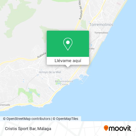 Mapa Cristis Sport Bar