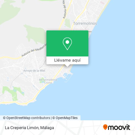Mapa La Creperia Limón