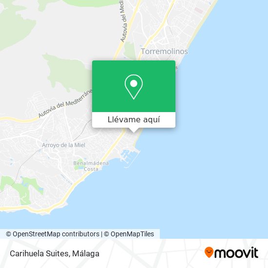 Mapa Carihuela Suites