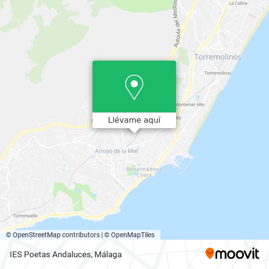 Mapa IES Poetas Andaluces