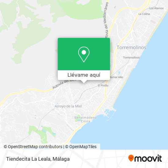 Mapa Tiendecita La Leala