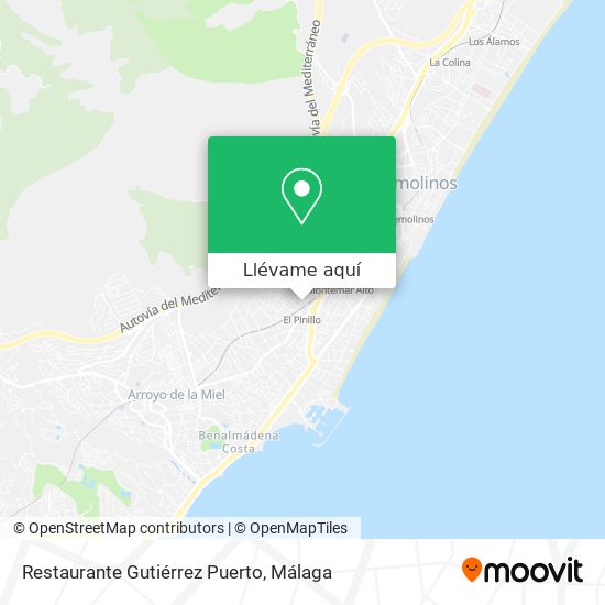 Mapa Restaurante Gutiérrez Puerto