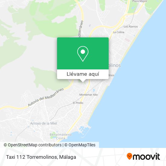Mapa Taxi 112 Torremolinos
