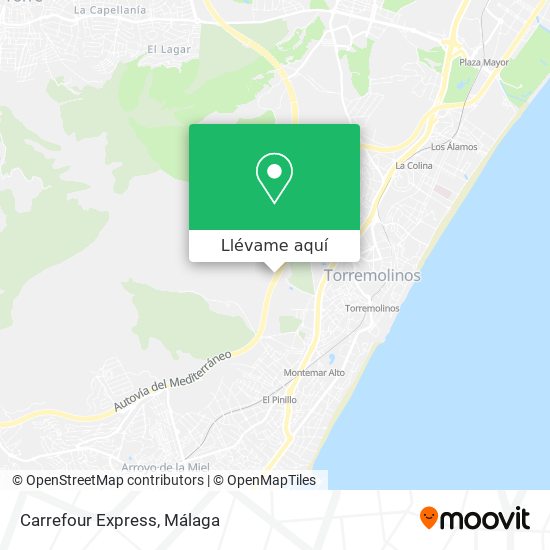 Mapa Carrefour Express