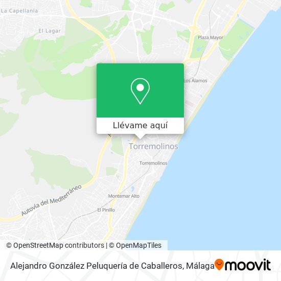 Mapa Alejandro González Peluquería de Caballeros