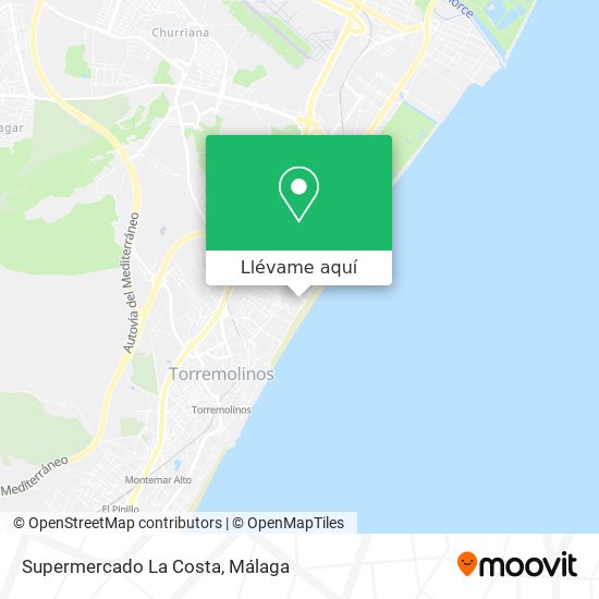 Mapa Supermercado La Costa