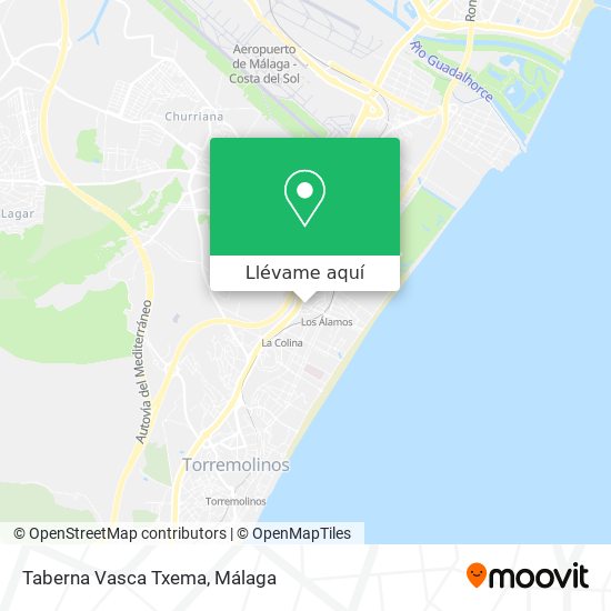 Mapa Taberna Vasca Txema