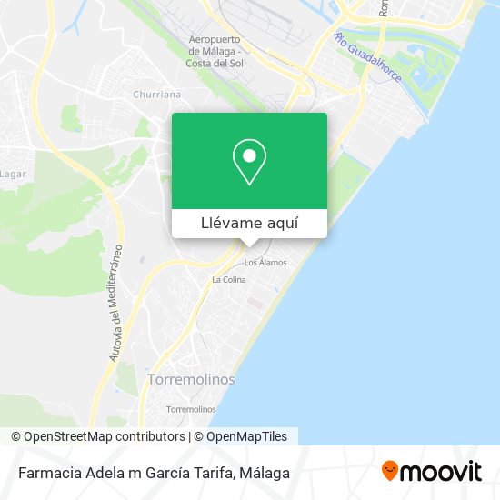 Mapa Farmacia Adela m García Tarifa