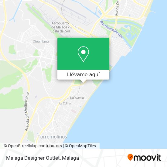 Mapa Malaga Designer Outlet