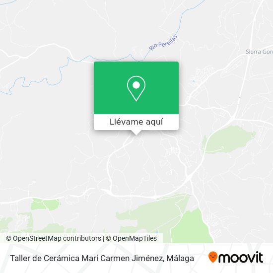 Mapa Taller de Cerámica Mari Carmen Jiménez