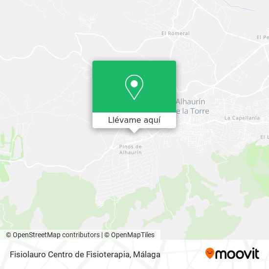 Mapa Fisiolauro Centro de Fisioterapia