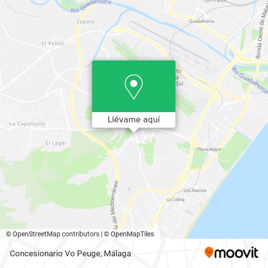 Mapa Concesionario Vo Peuge
