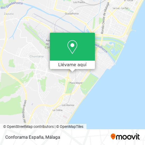 Mapa Conforama España