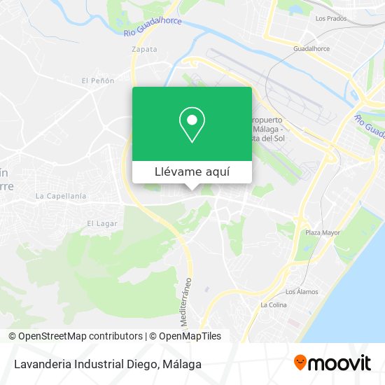 Mapa Lavanderia Industrial Diego
