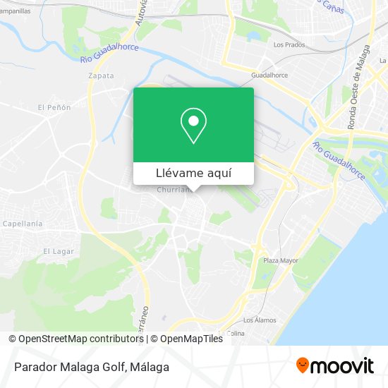 Mapa Parador Malaga Golf