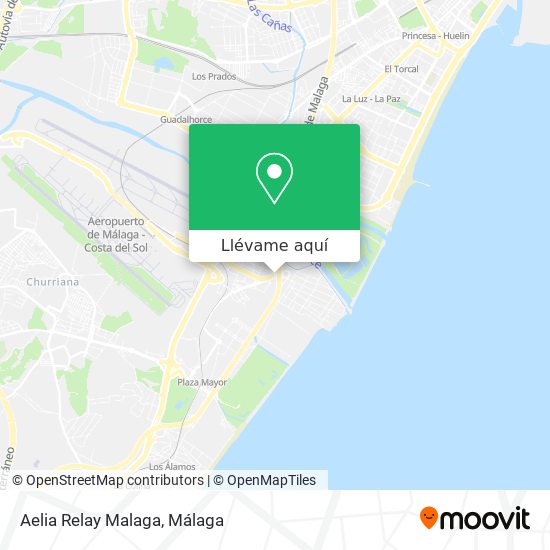 Mapa Aelia Relay Malaga