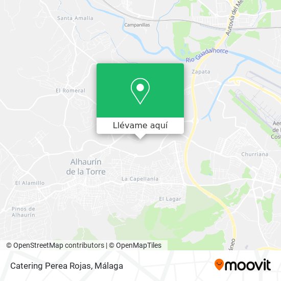 Mapa Catering Perea Rojas