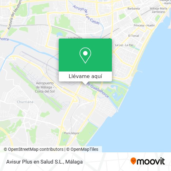Mapa Avisur Plus en Salud S.L.