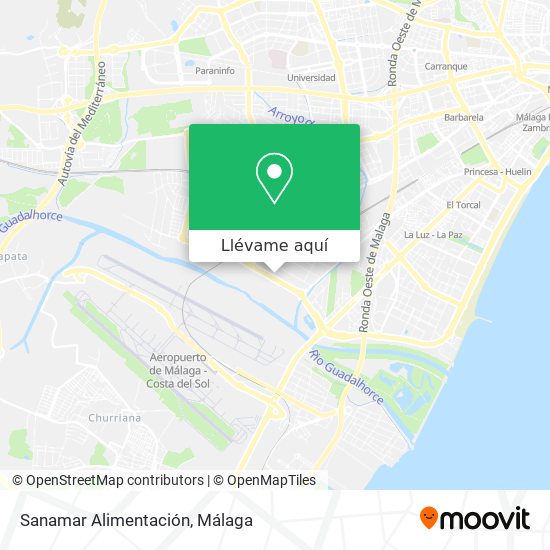 Mapa Sanamar Alimentación