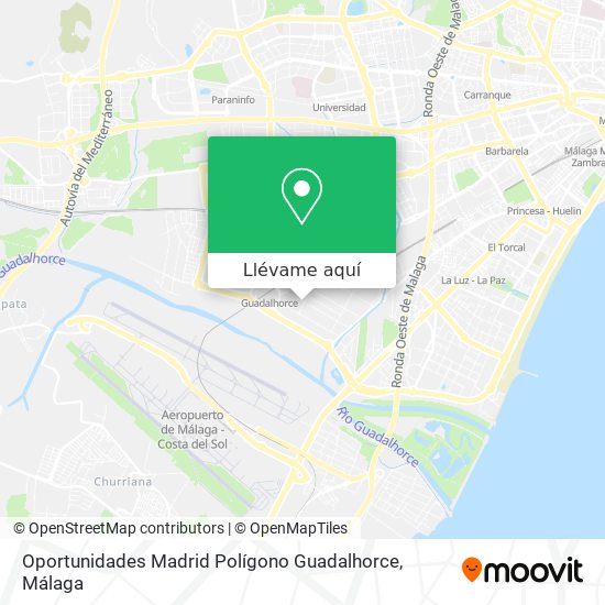 Mapa Oportunidades Madrid Polígono Guadalhorce