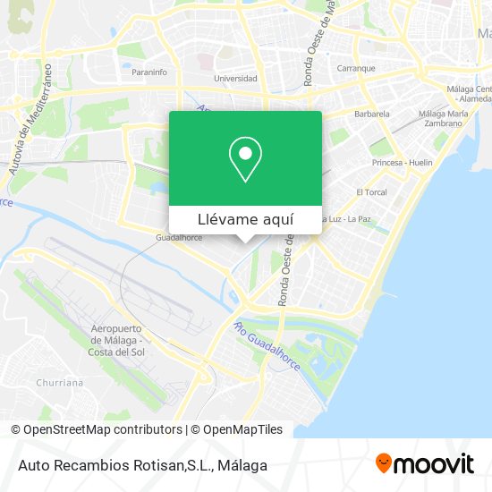 Mapa Auto Recambios Rotisan,S.L.