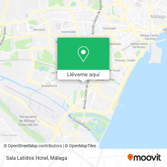 Mapa Sala Latidos Hotel