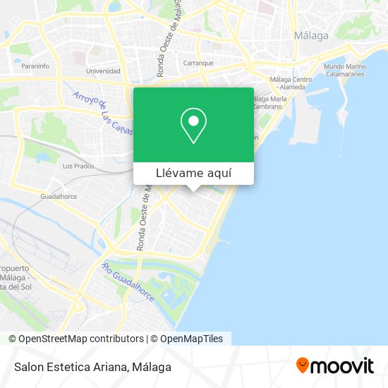 Mapa Salon Estetica Ariana
