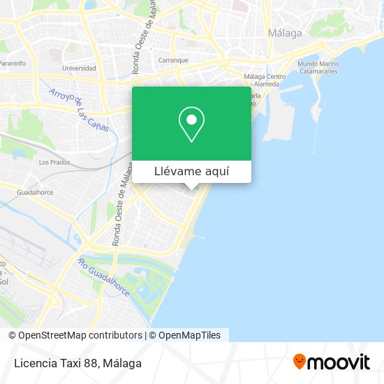 Mapa Licencia Taxi 88