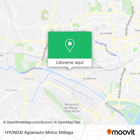 Mapa HYUNDAI Agüerauto Motor