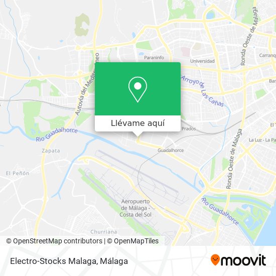 Mapa Electro-Stocks Malaga