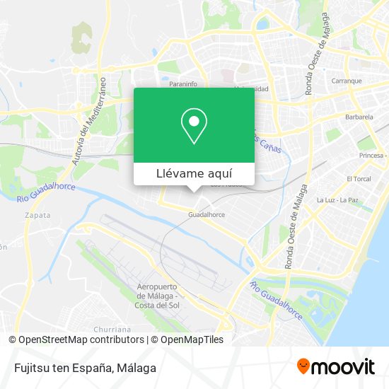 Mapa Fujitsu ten España