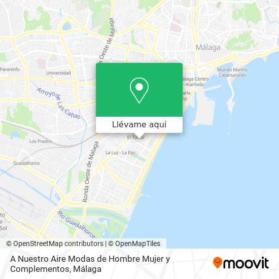 Las mejores rutas a A Nuestro Aire Modas de Hombre Mujer y Complementos por  Autobús, Metro o Tren