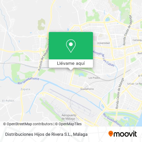Mapa Distribuciones Hijos de Rivera S.L.