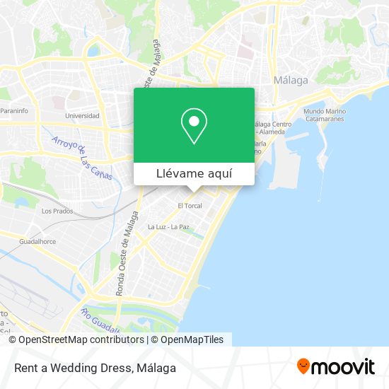 Mapa Rent a Wedding Dress