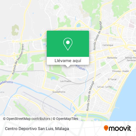 Mapa Centro Deportivo San Luis