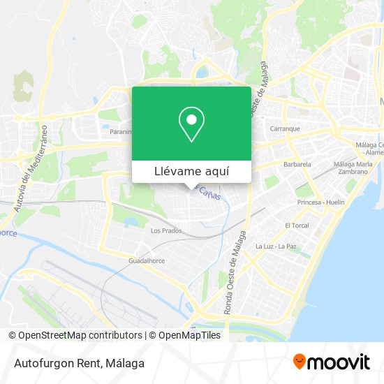 Mapa Autofurgon Rent