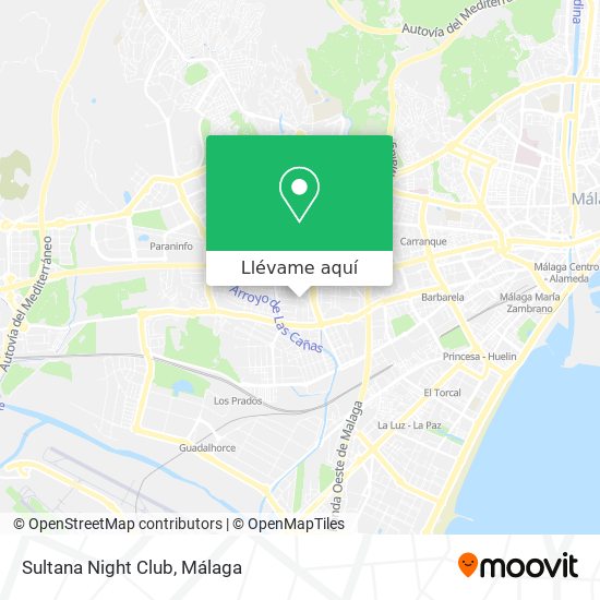 Mapa Sultana Night Club