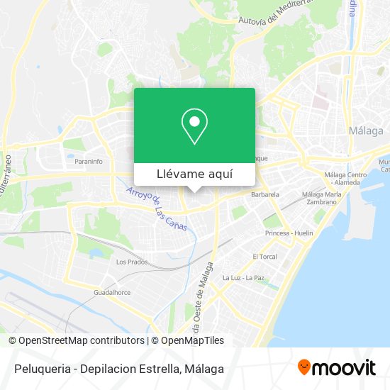 Mapa Peluqueria - Depilacion Estrella