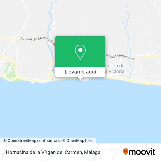 Mapa Hornacina de la Vírgen del Carmen