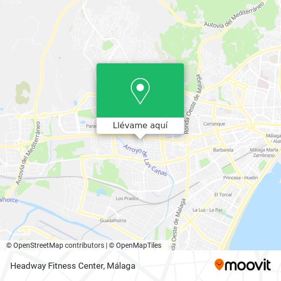 Mapa Headway Fitness Center