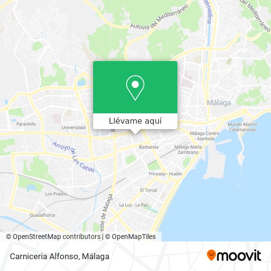 Mapa Carniceria Alfonso